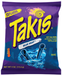 Chipsy Takis Blue Heat - chili limonka - super ostre 113,4g Barcel