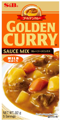 Golden Curry łagodne - 5 porcji - 92g S&B