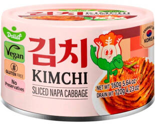 Kapusta Kimchi Vegan, wegańska 160G Delief