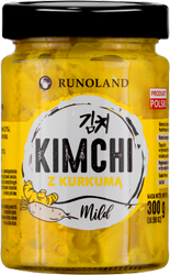 Kimchi z kurkumą łagodne, pasteryzowane 300g Runoland