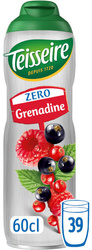 Syrop grenadyna Zero cukru 600ml Teisseire