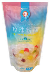 Tapioka Pearl, perełki boba instant - kolorowe 250g WuFuYuan