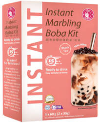 Zestaw Boba Drink Black Tea 240g O's bubble