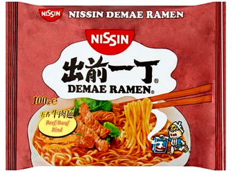 Zupa Demae Ramen o smaku wołowym 100g Nissin