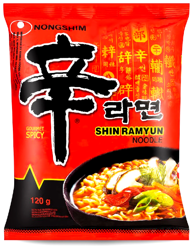 Zupa instant Shin Ramyun, ostra 120g Nongshim - #1 w Korei!
